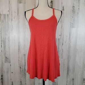 Sundry Ribbed Spaghetti Strap Tank Sz 1